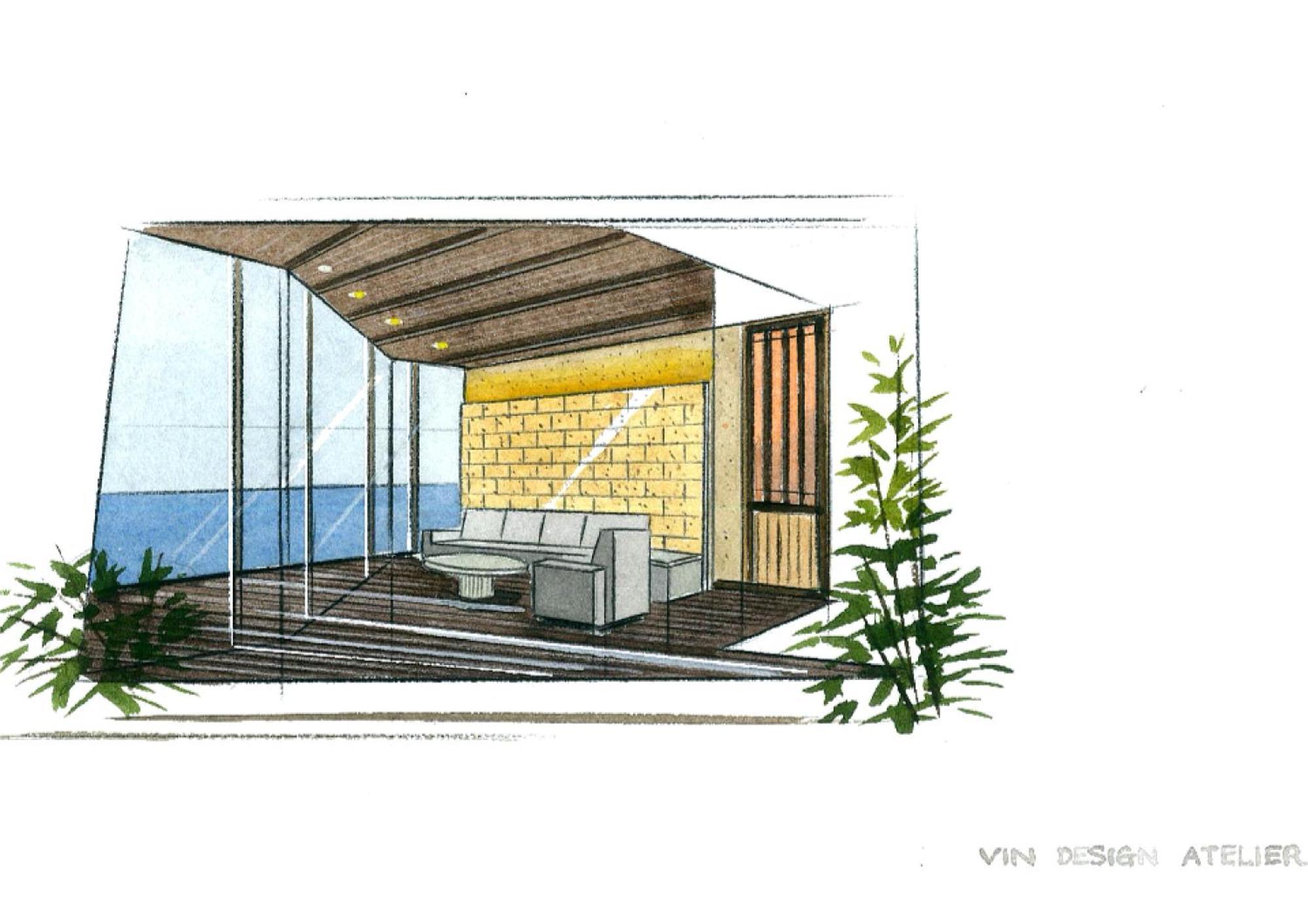 Amane Resort Seikai Беппу Номер фото Interior design sketch